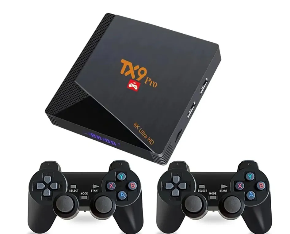 

TX9 Pro Game Console TV Box Android 10.0 8GB128GB Wifi 2.4G /5.8GHZ Retro Android Game Controller