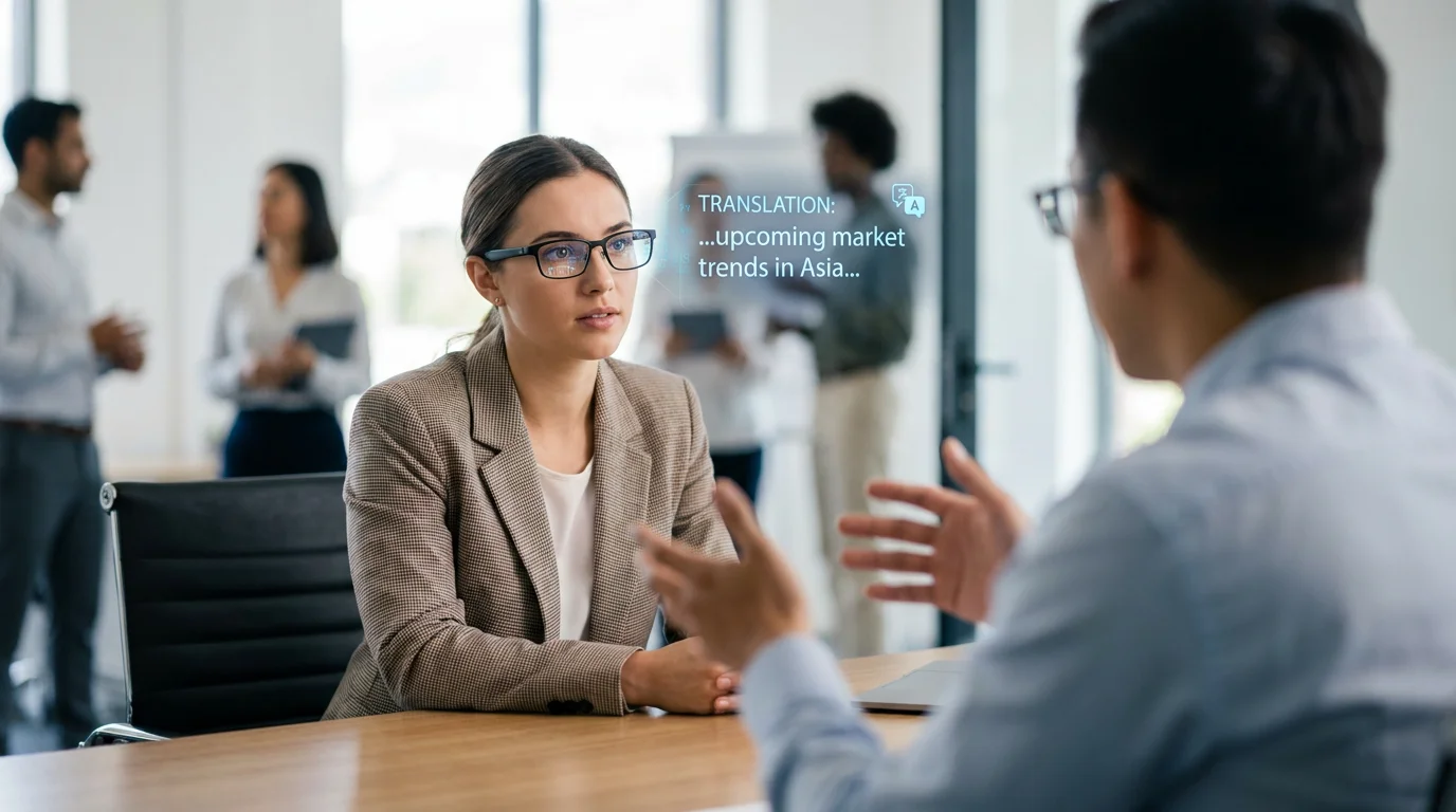 VisionAI Real-Time Translation Scene
