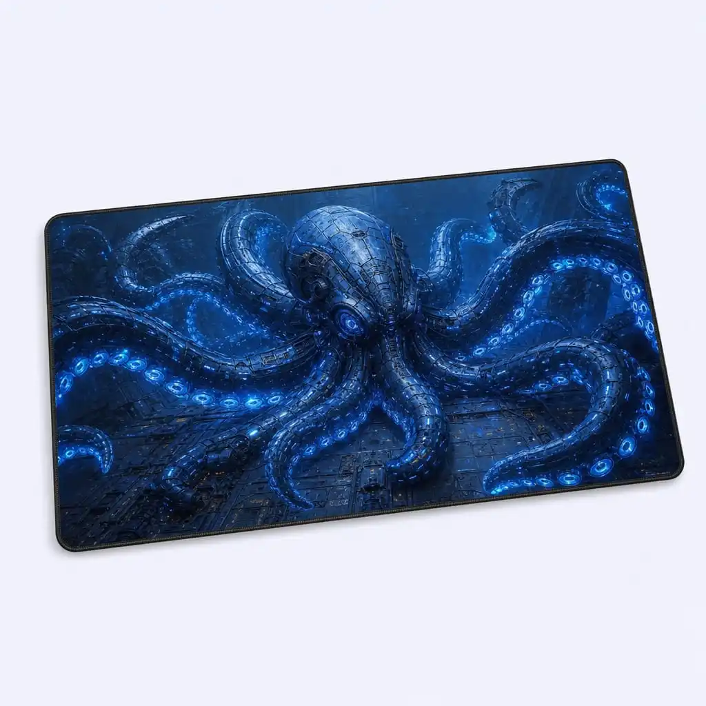 Abyssal Mecha Kraken Design Desk Mat