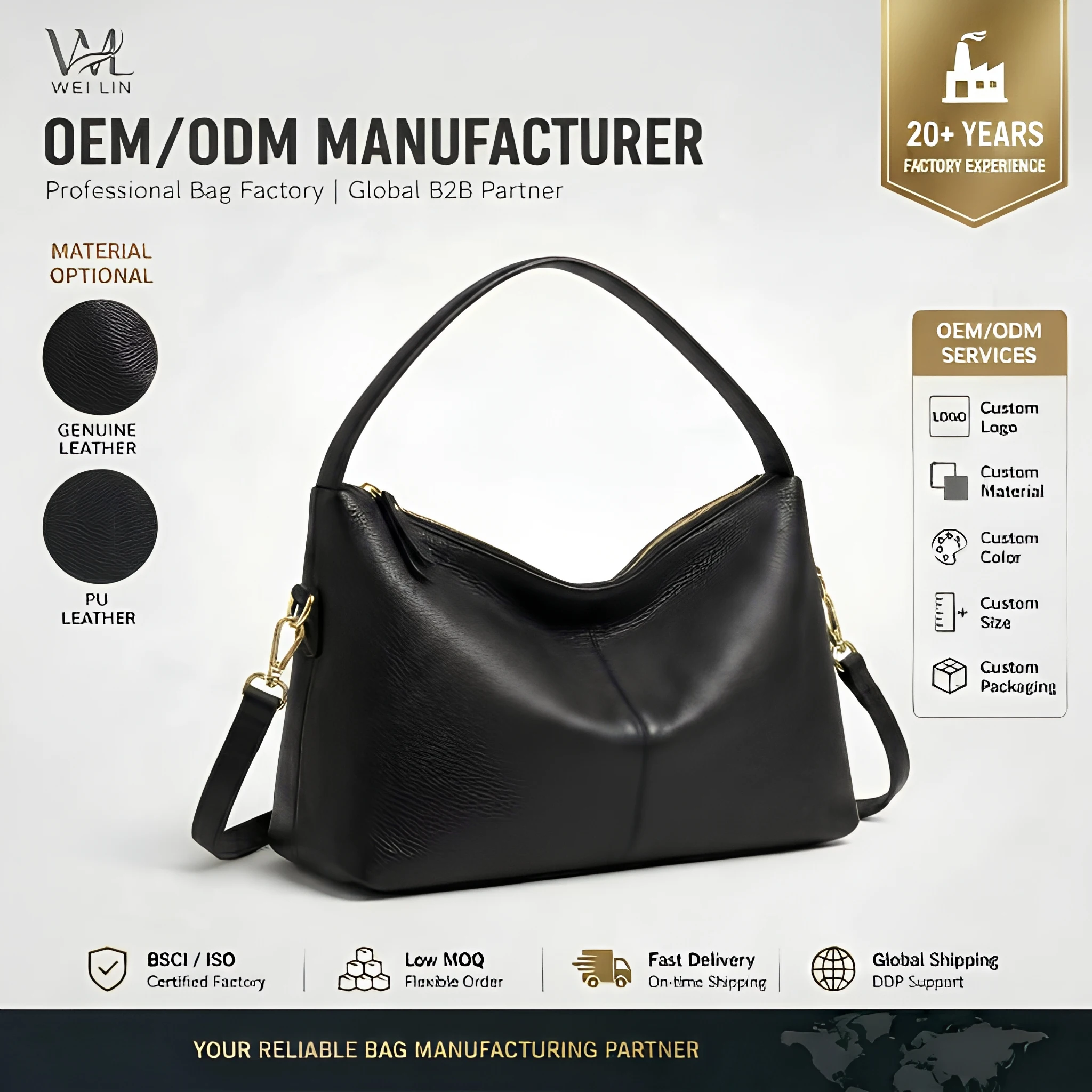 Relaxed Dumpling Soft Leather Hobo Bag