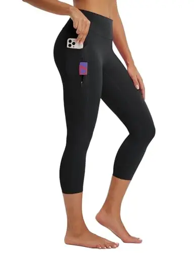 High-Waisted小腿长Four向弹力Yoga Pants