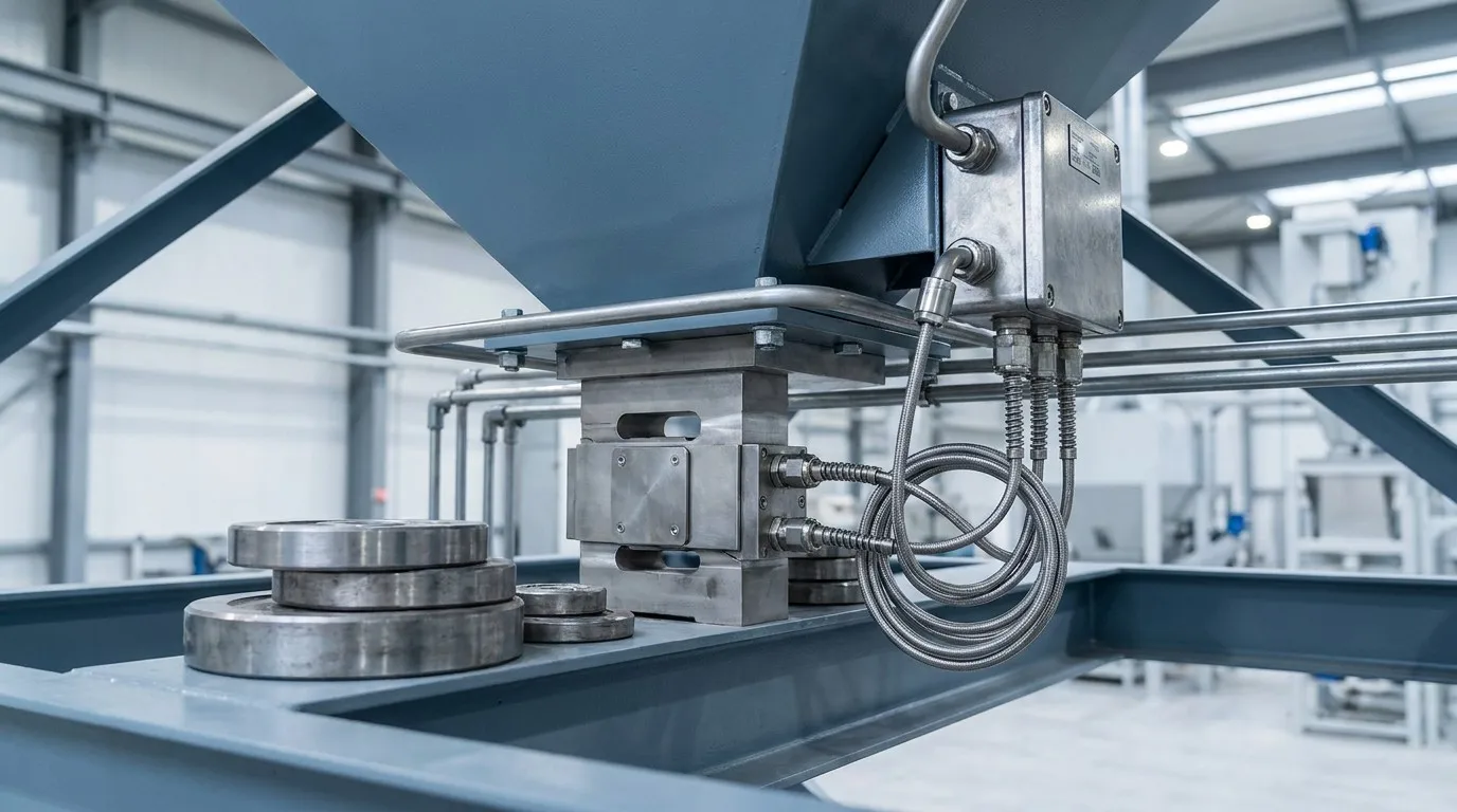 Concrete Batching Plant Load Cell Weighing System