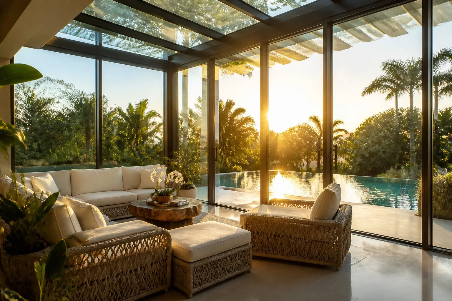 Aluminum Sunroom Manufacturer China Factory Price Glass Room Insulated