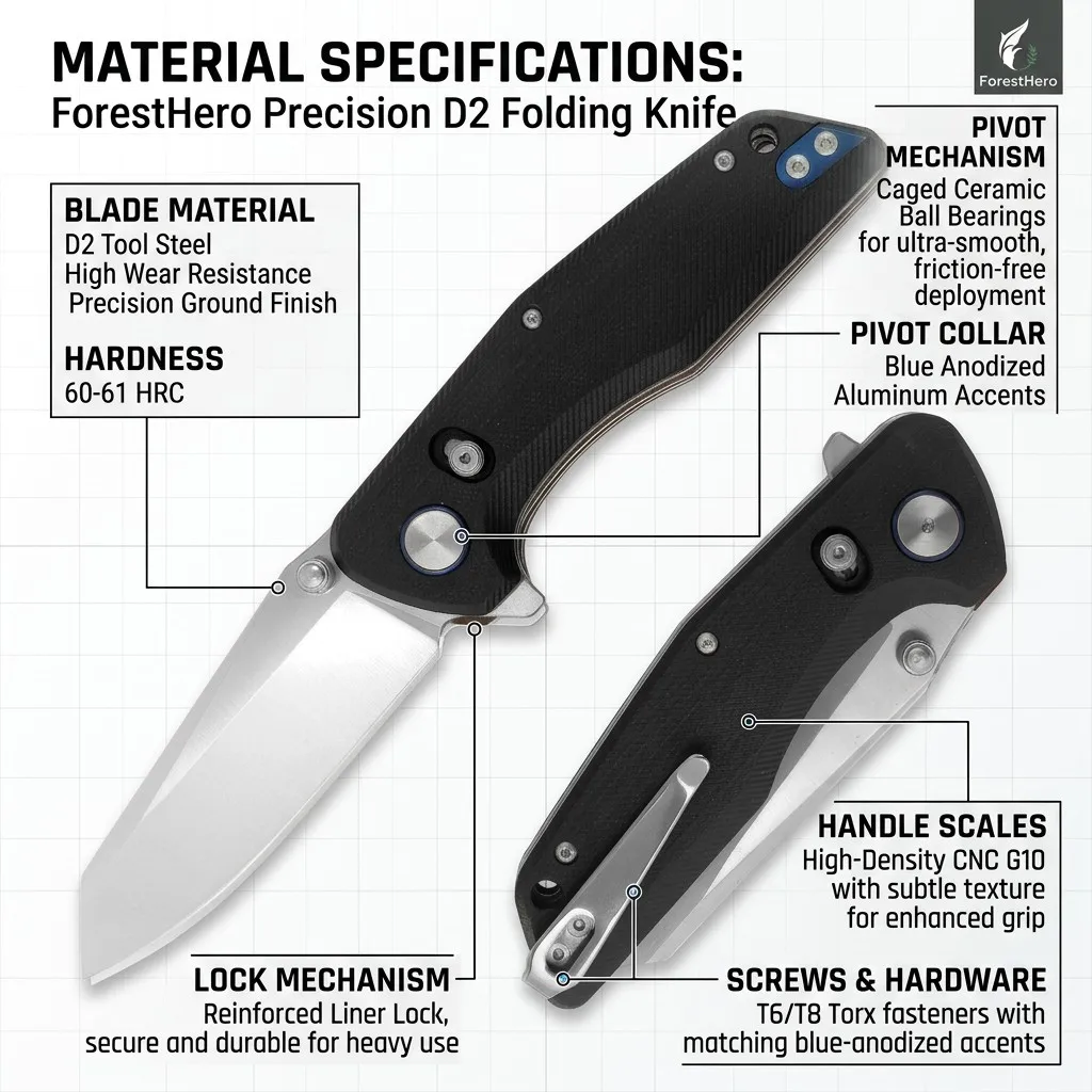 D2 and G10 Material Specs