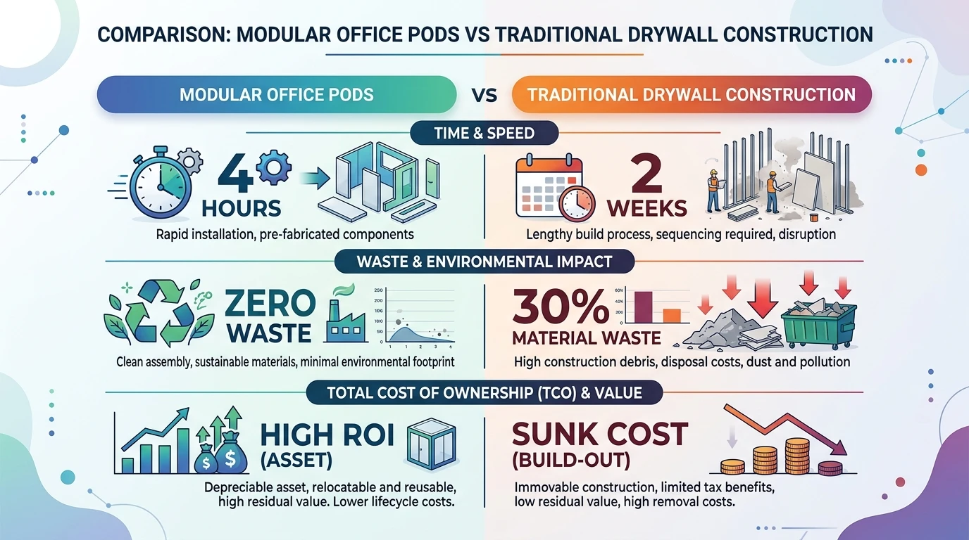 Modular vs Drywall Comparison