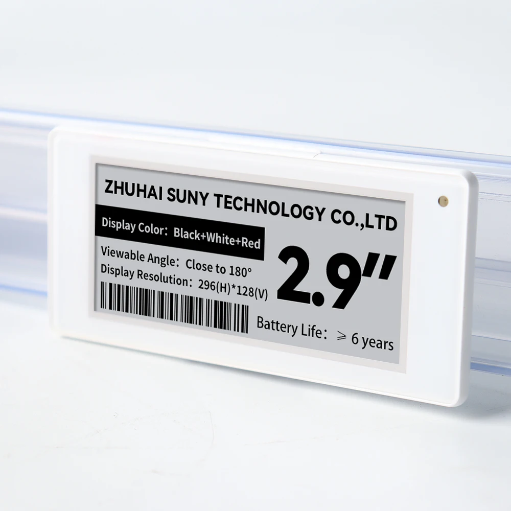 

2.9 Inch Smallest Ble Tags Eink Price Label Esl Epaper Tag For Gocery
