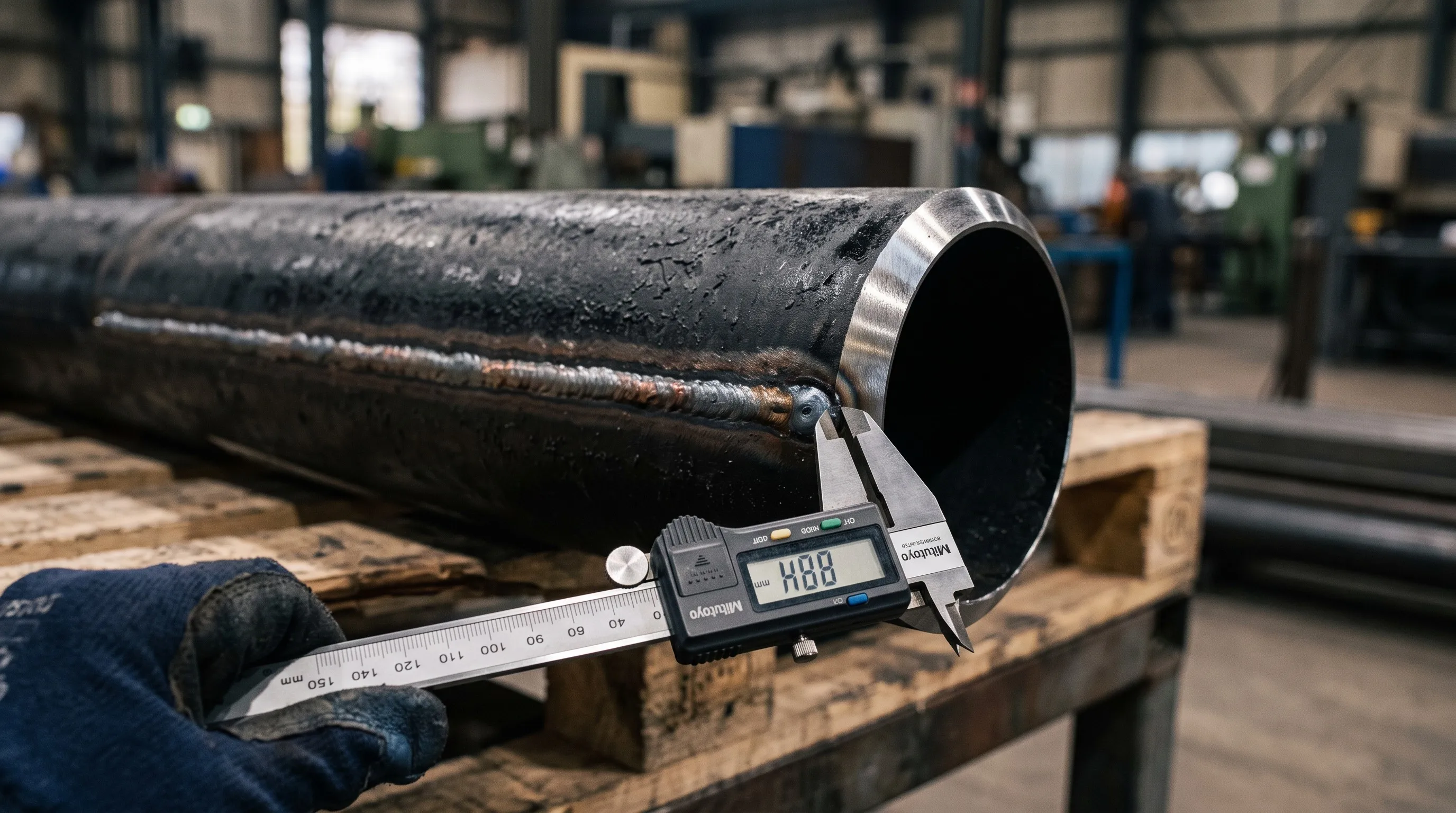 Gas Line ERW Steel Pipe Weld Seam Inspection