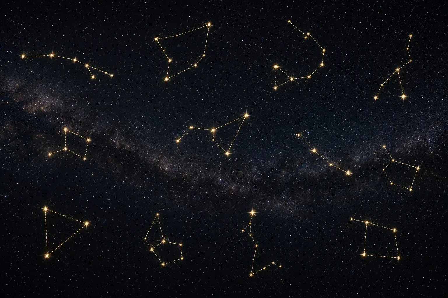 12 Zodiac Constellations