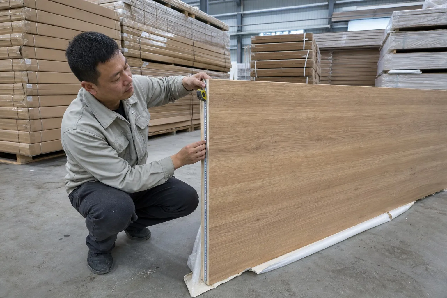 Pre-shipment quality inspection for wall panel supplier in China