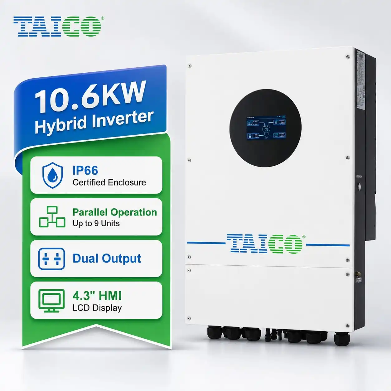 TAICO Hybrx Series 10.6KW Hybrid Inverter