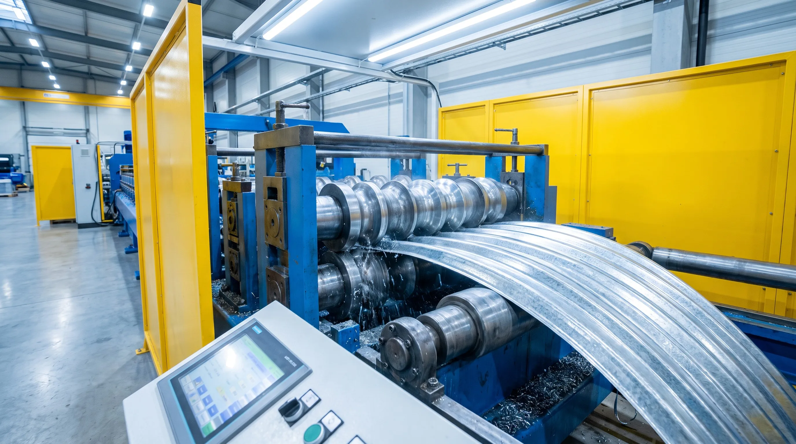Advanced Silo Stiffener Production Line in Operation