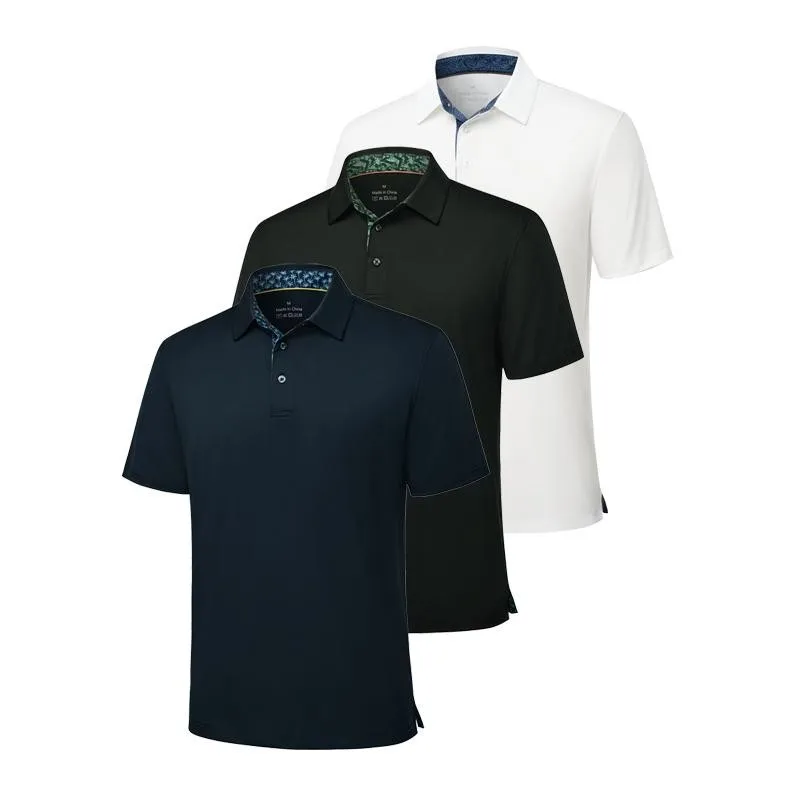3-Pack Men's Polo Shirts Main View
