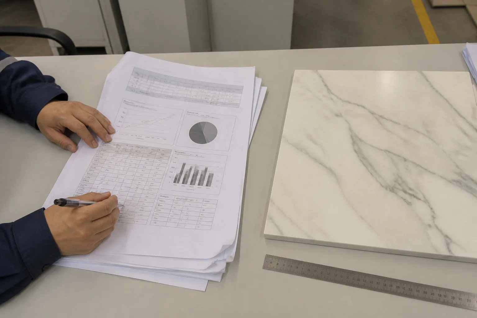 Product-specific test reports from a wall panel supplier in China
