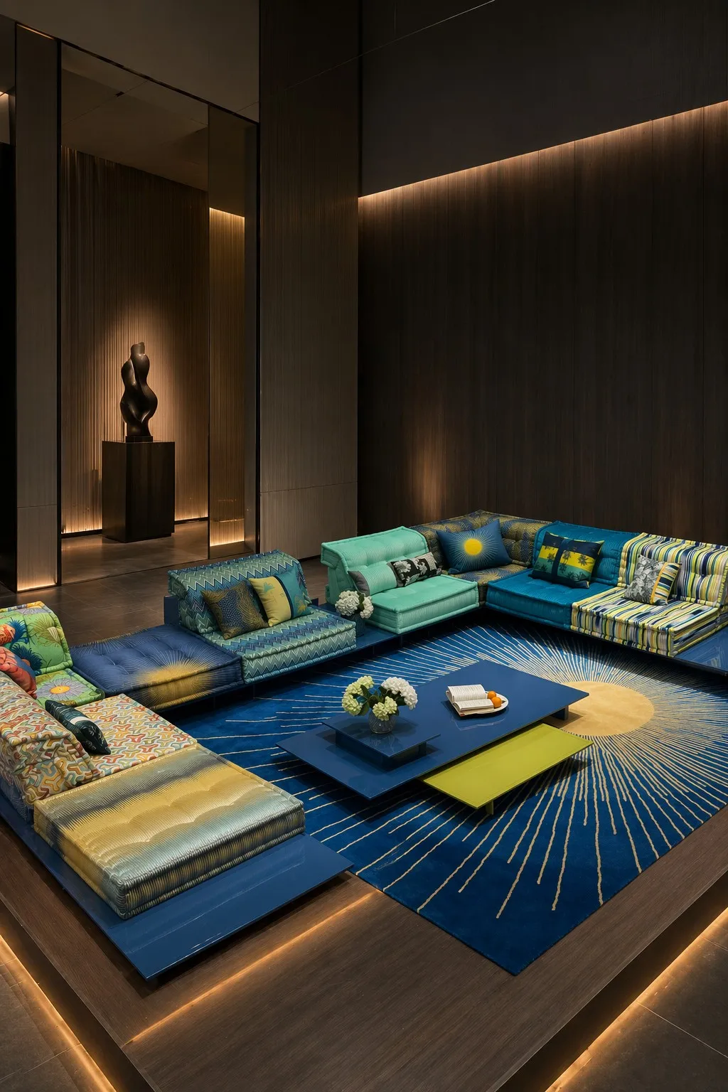 MMS-001 boutique lounge seating configuration