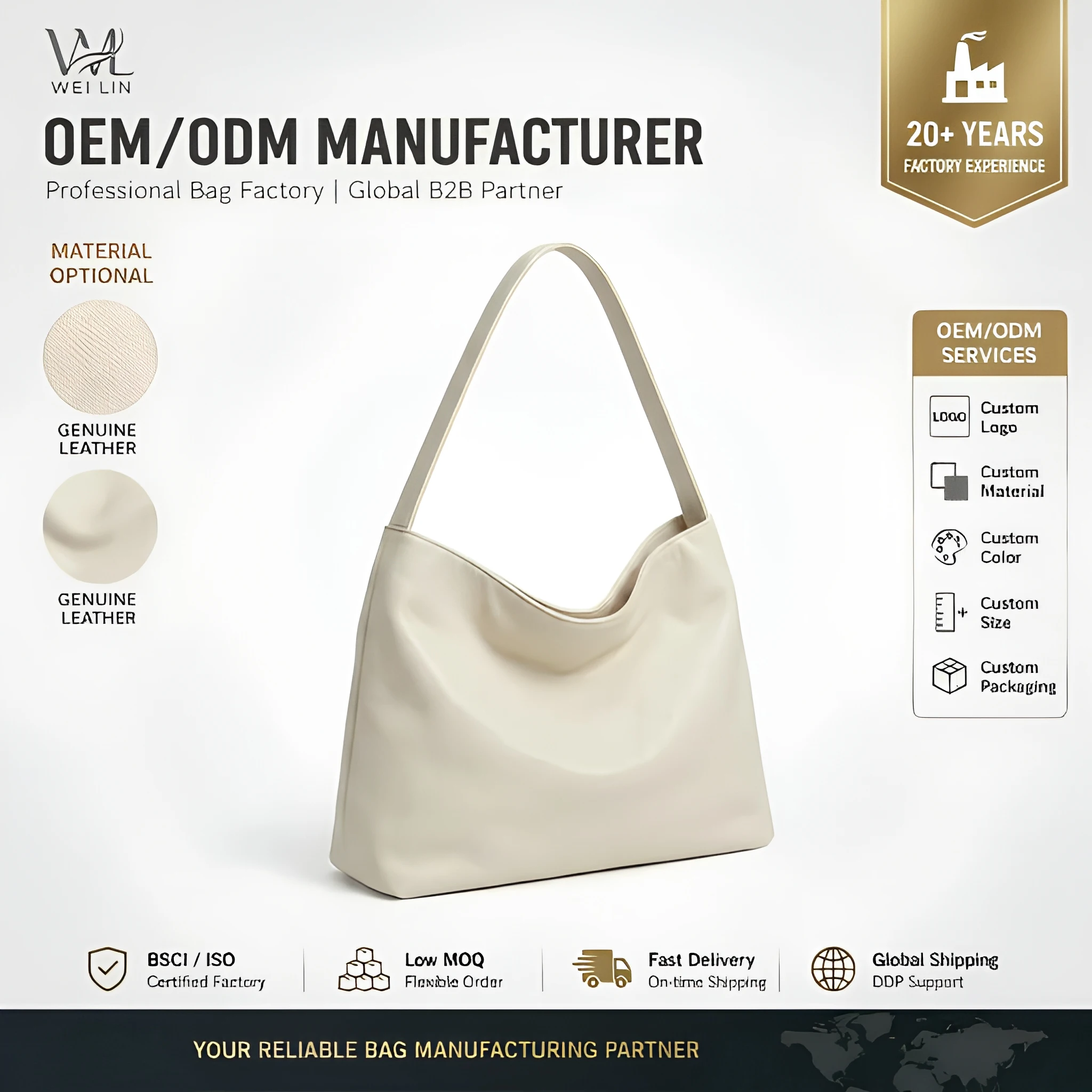 Small Leather Phone ID Crossbody Bag