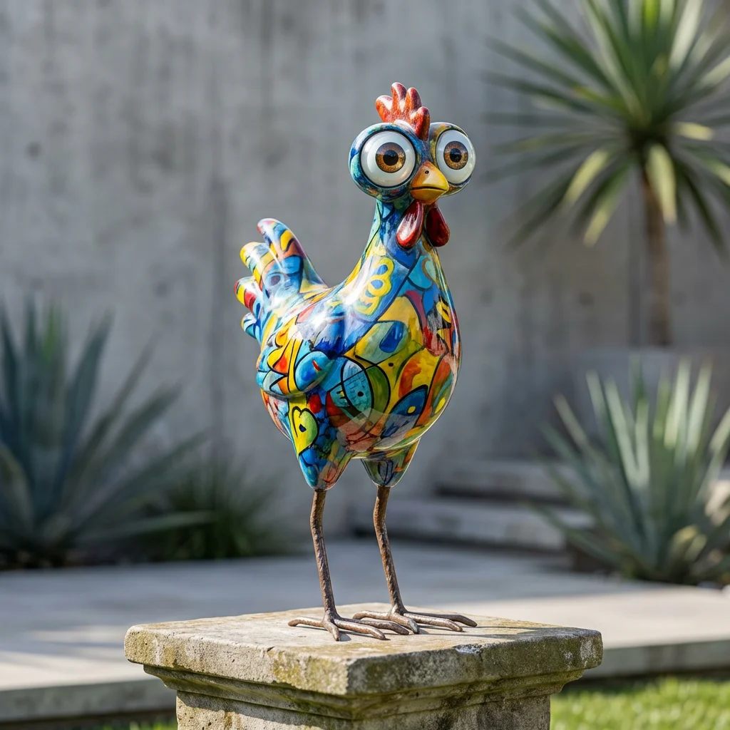 Artistic Garden Chicken