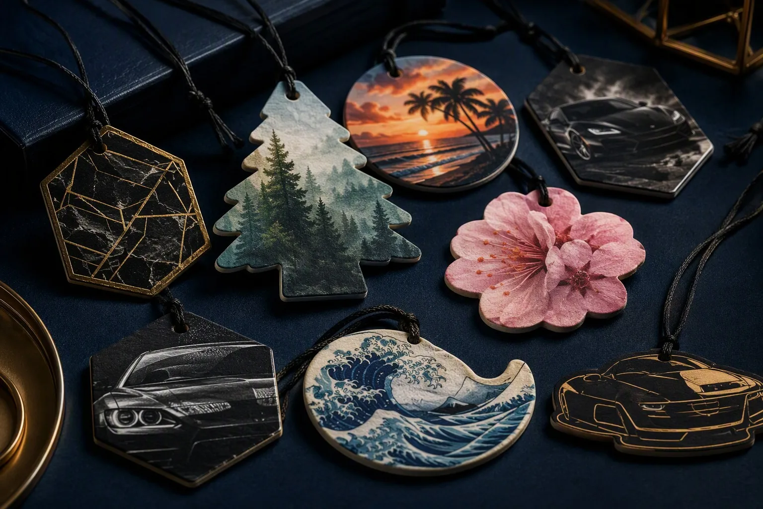 Custom air freshener cards collection by STANDARD GIFTS