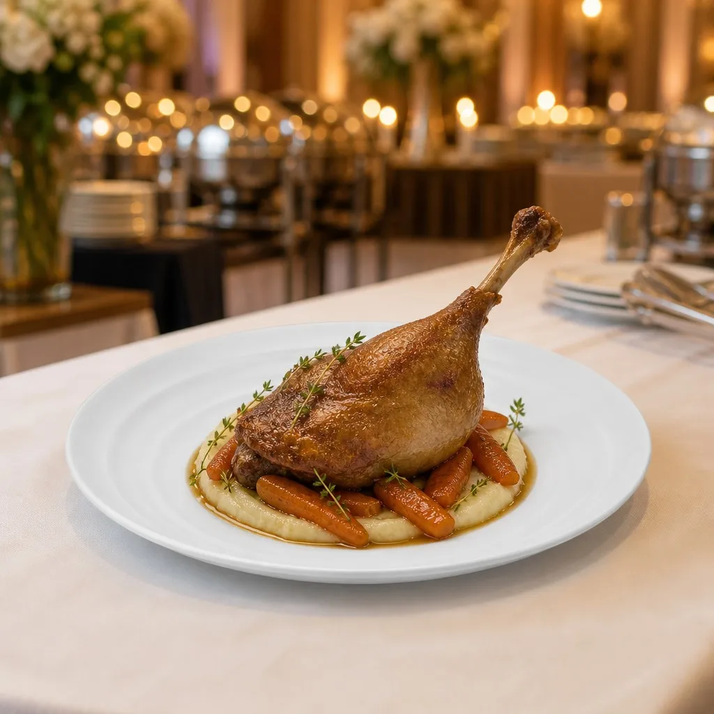 Banquet duck scene