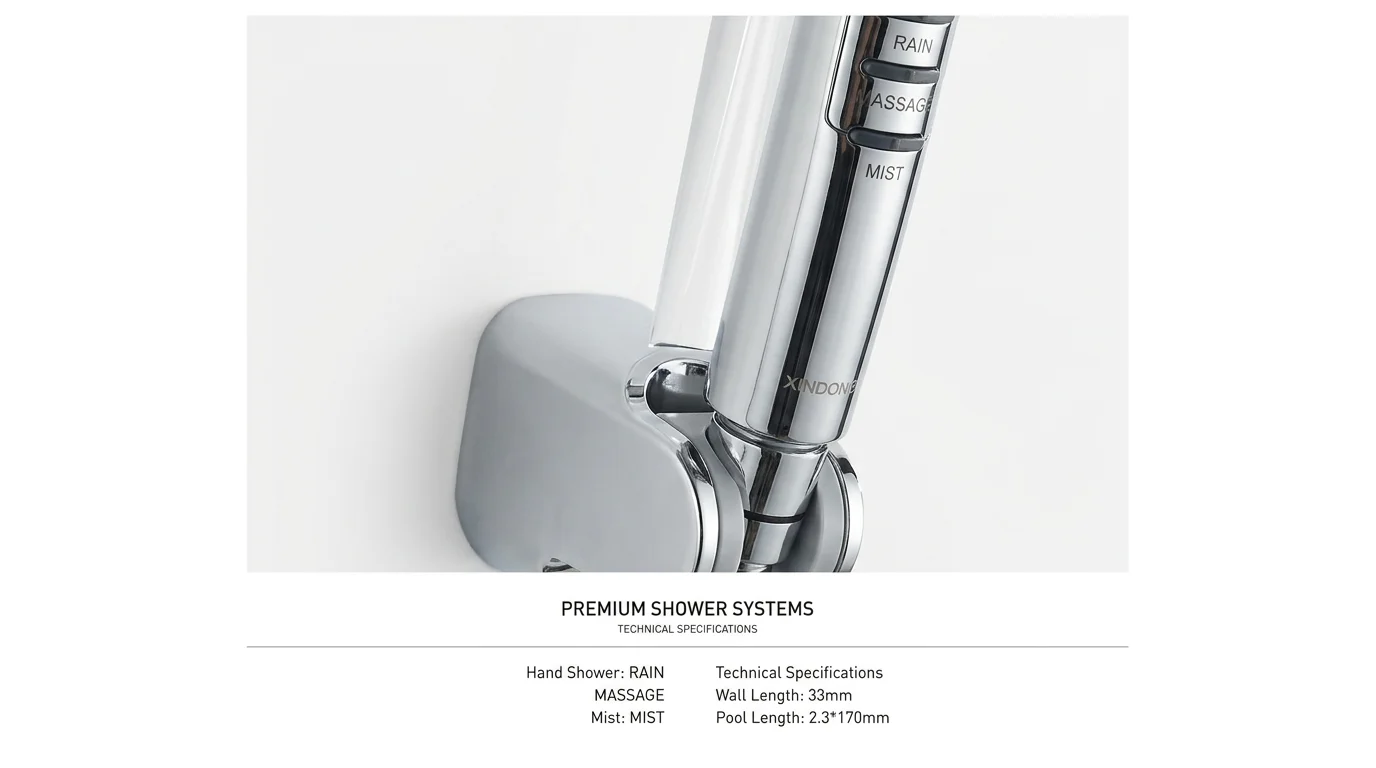 Multi-Function Hand Showers: Enhancing Guest Experience in Modern Spas