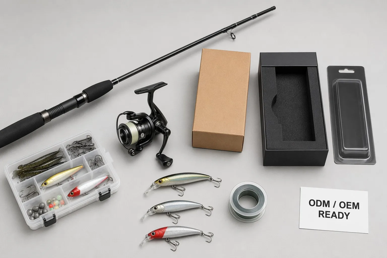 Complete OEM fishing tackle starter kit