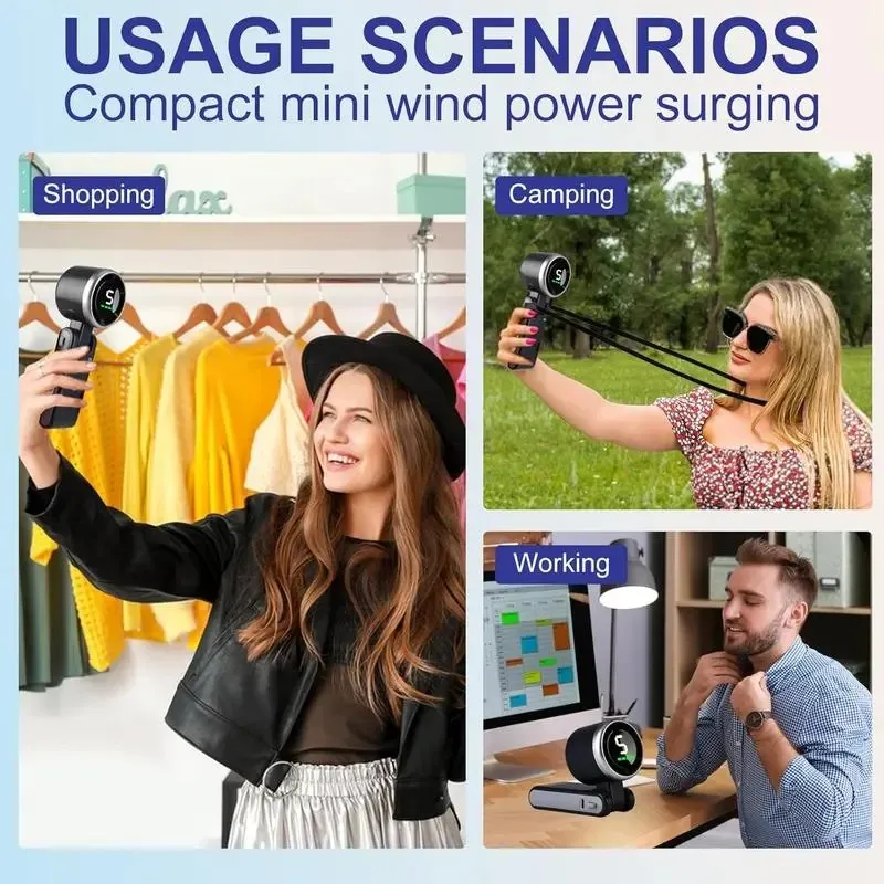 Usage Scenarios Shopping Camping Working