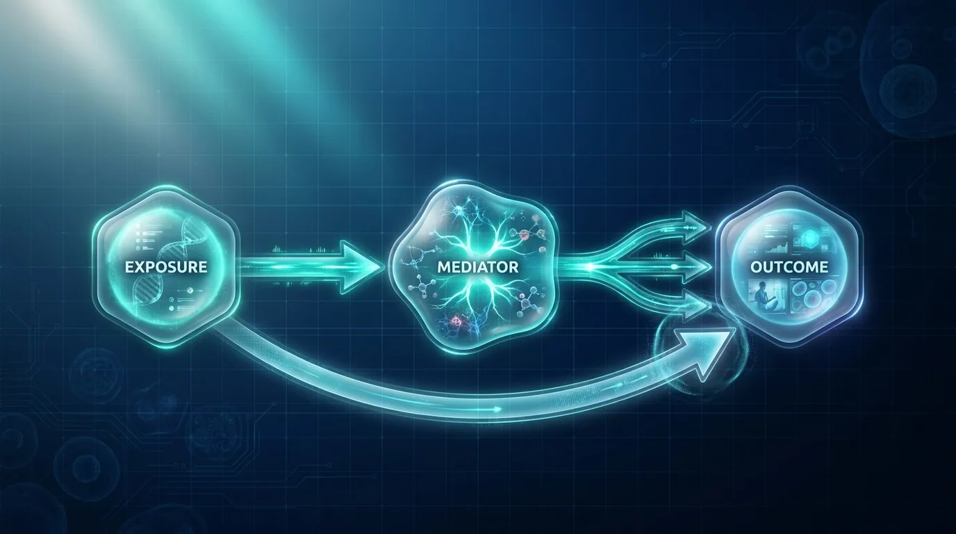 Causal Mediation Pathways Visualization