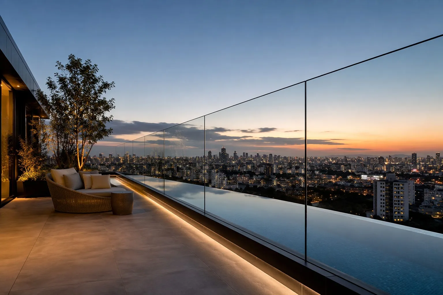 Aluminum Frameless Glass Railing Manufacturer China Factory Price U-Channel Tempered Richocean