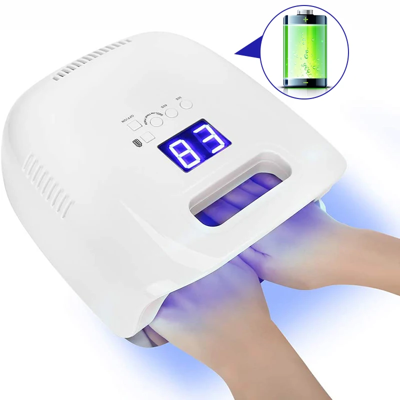 

Manufacture Gel Nail Polish Dryer nail light machine Professional Cordless Rechargeable uv led Nail Lamp