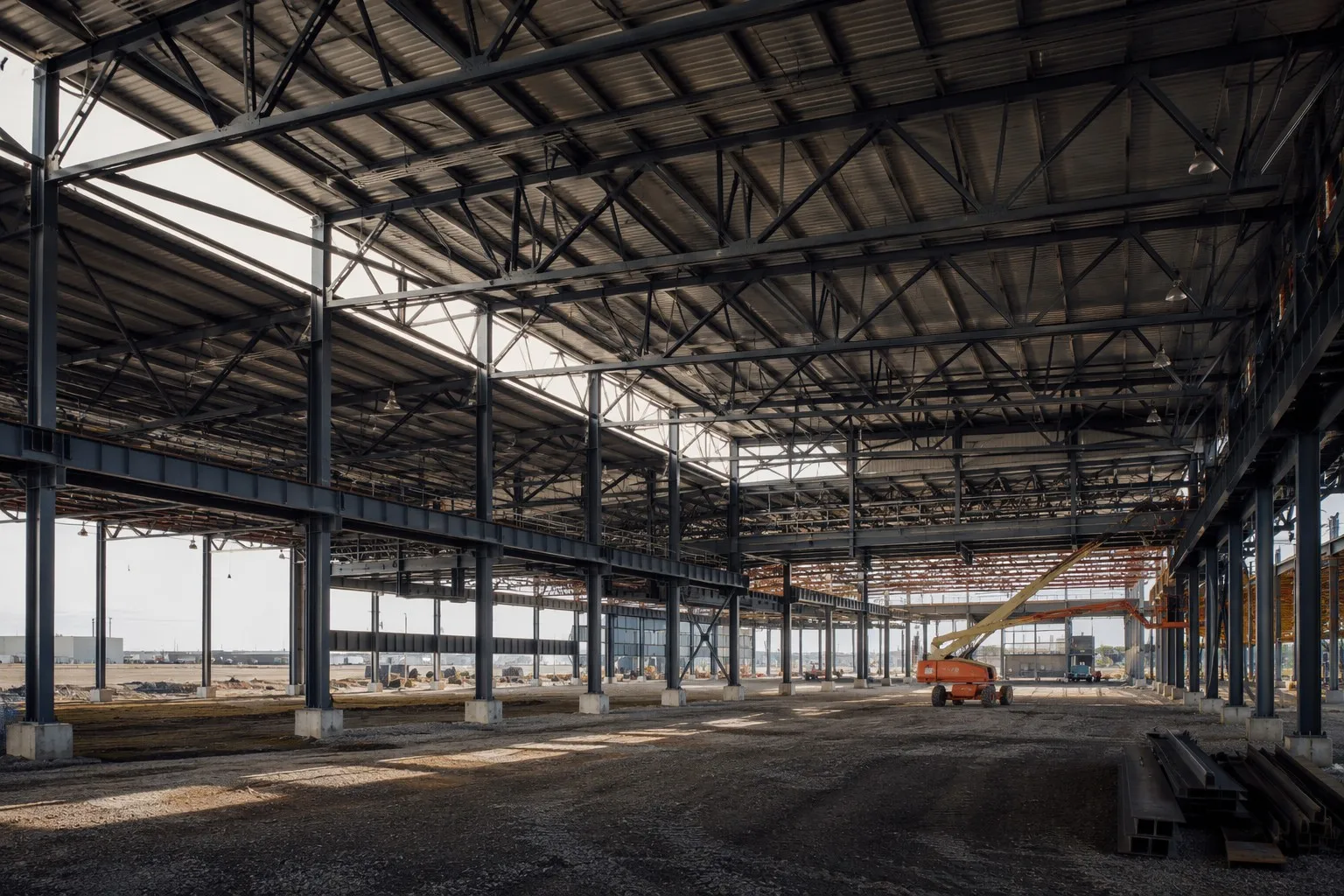 Multi Span Steel Frame