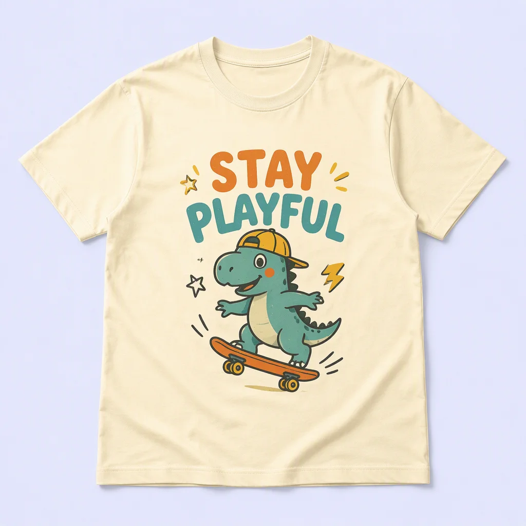 Pastel Blue Astro Bunny T-Shirt