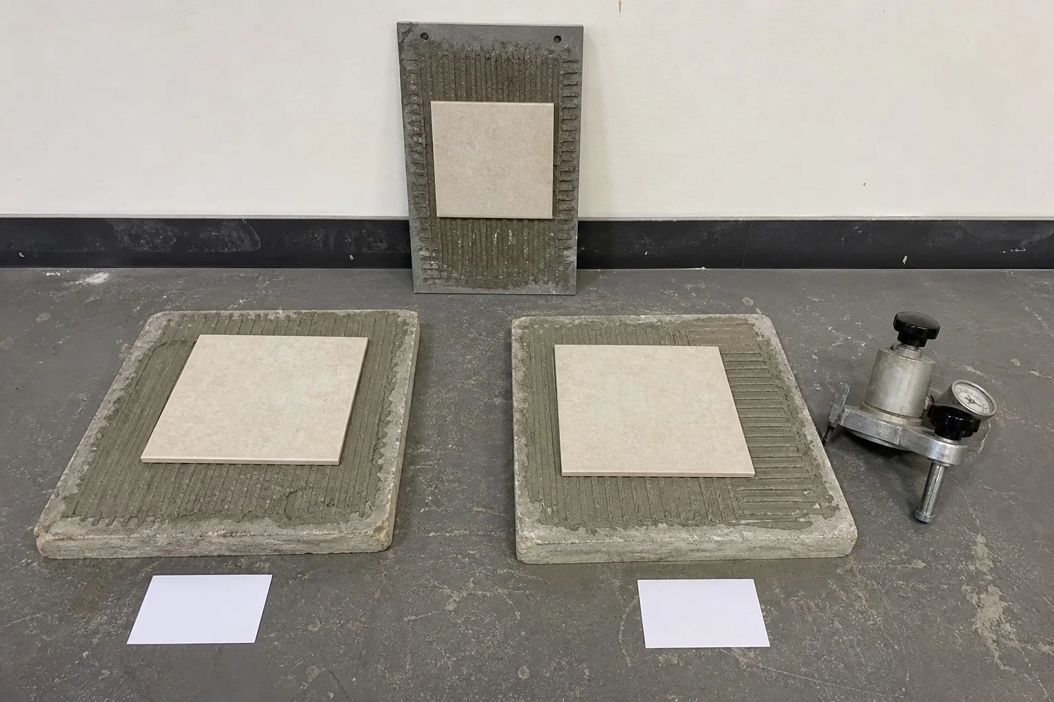 testing HPMC vs HEC in tile adhesive samples