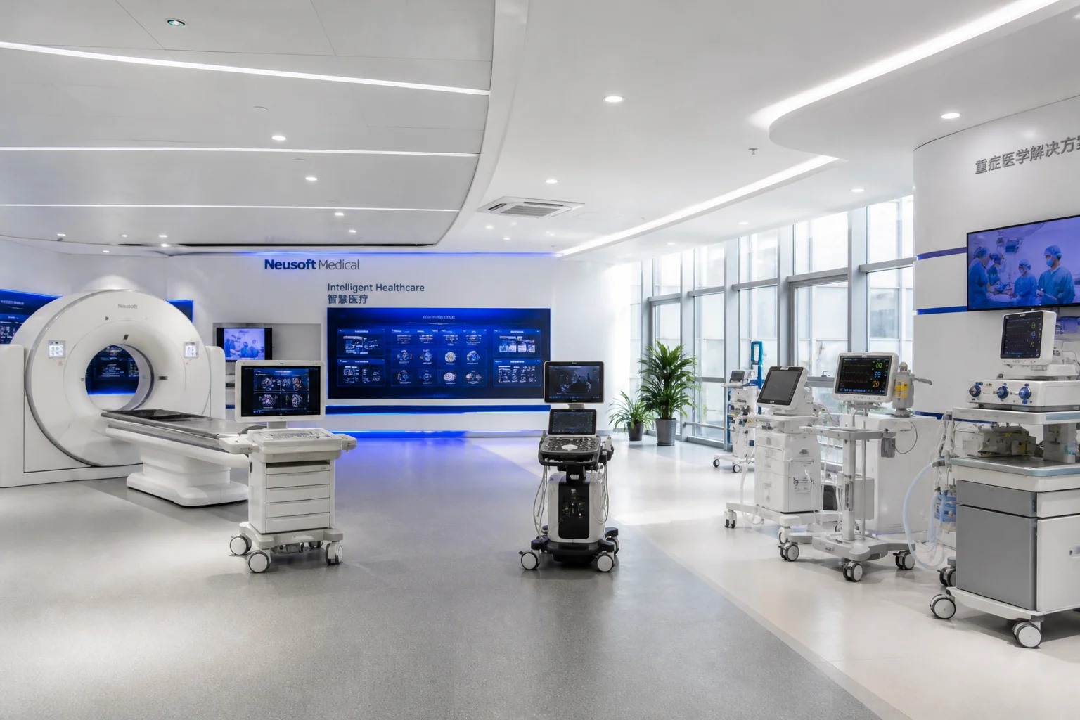 Maya Medical corporate showroom and modern clinical equipment consultation center