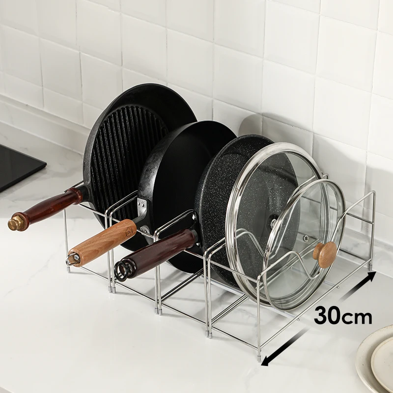 

SHIMOYAMA Multi-layer Pan and Pot Lid Stand Organizer Rack Holder For Cabinet