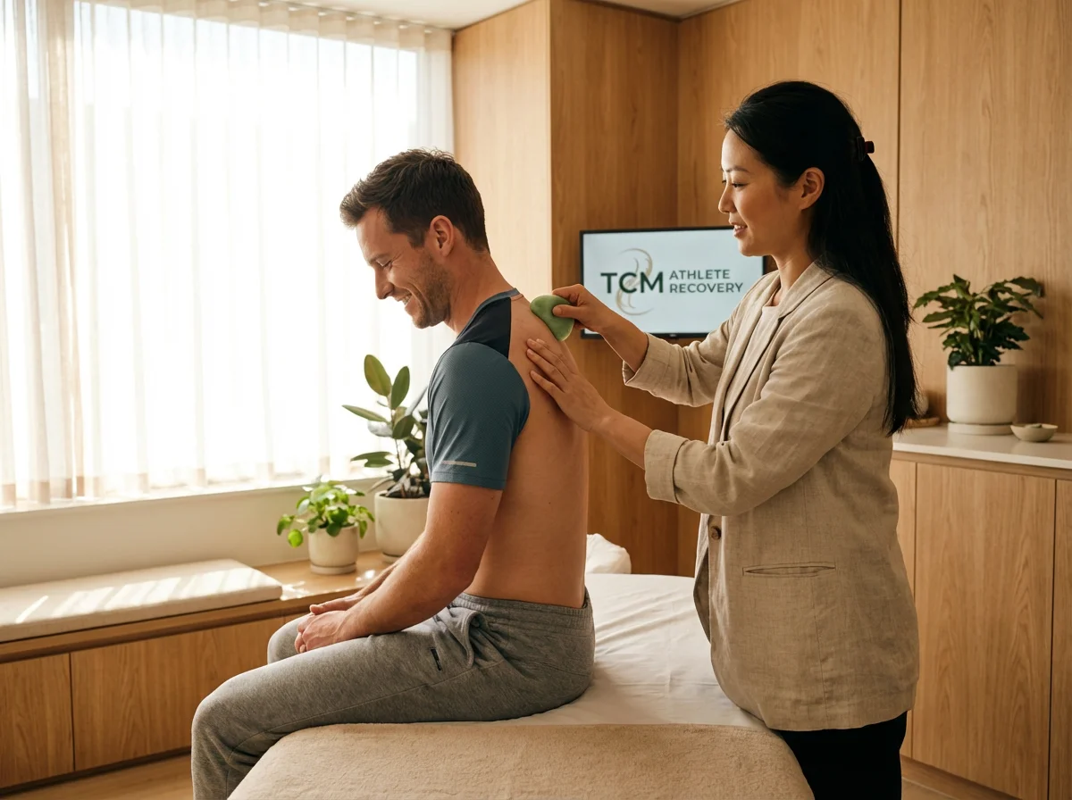 TCM gua sha treatment for athlete recovery