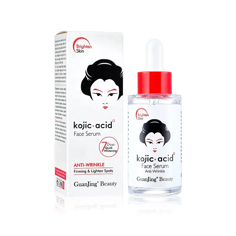 

oem serum kojic acid anti aging face serum skin care remove dark spots whitening face serum