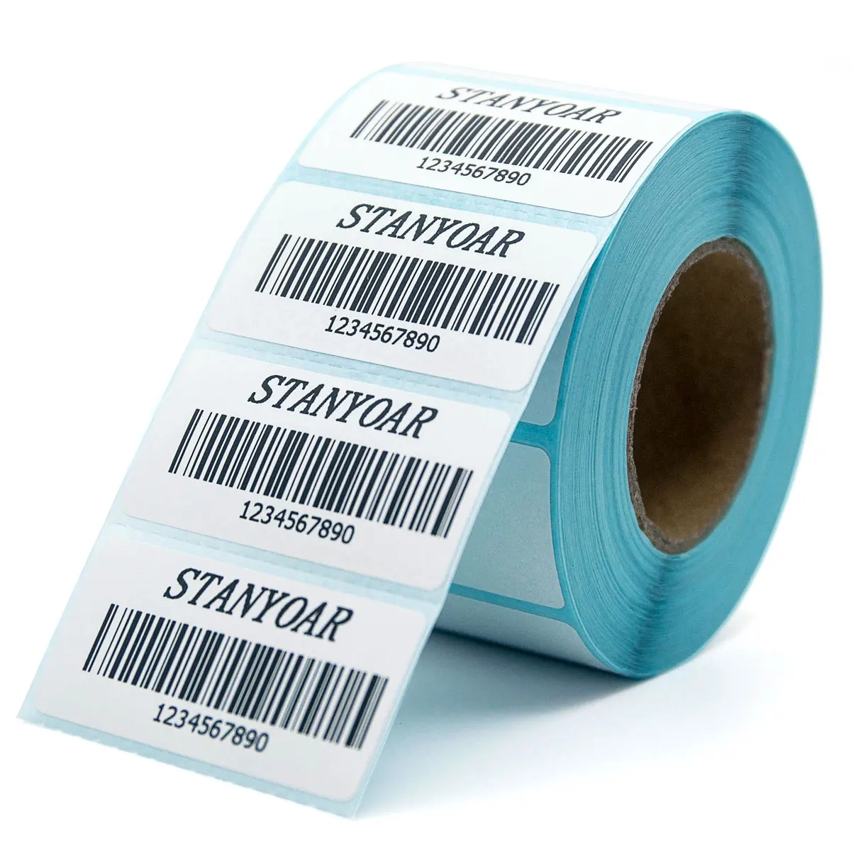 

Custom Blank Self Adhesive Waterproof Barcode Sticker Printer 40mm x 30mm Direct Thermal Labels Roll