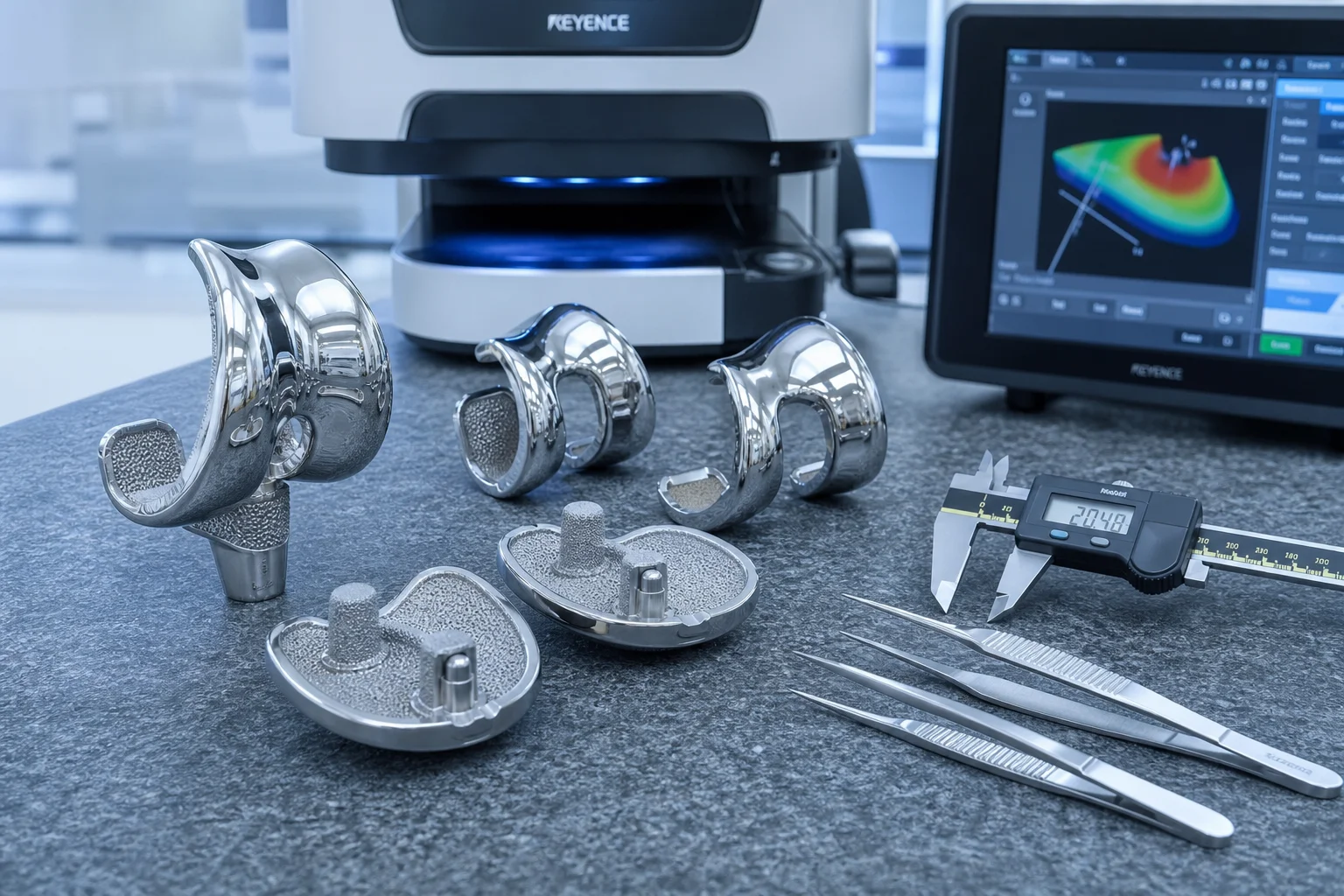 Automated robotic arm buffing and ultra-fine mirror polishing of knee implant articulating surface
