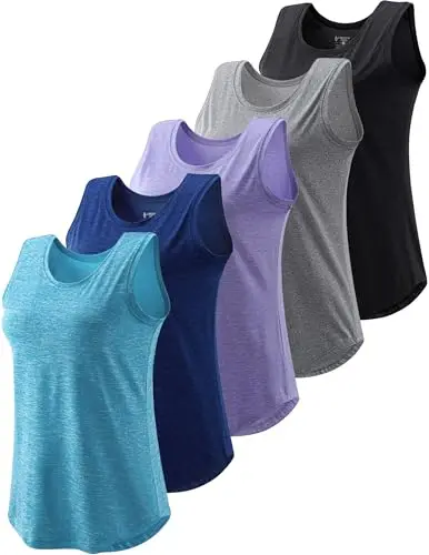 圆领Breathable瑜伽Tank Top