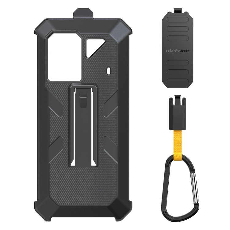 

Drop shipping For Ulefone Power Armor 18T Ulefone Back Clip Phone Case with Carabiner Black color