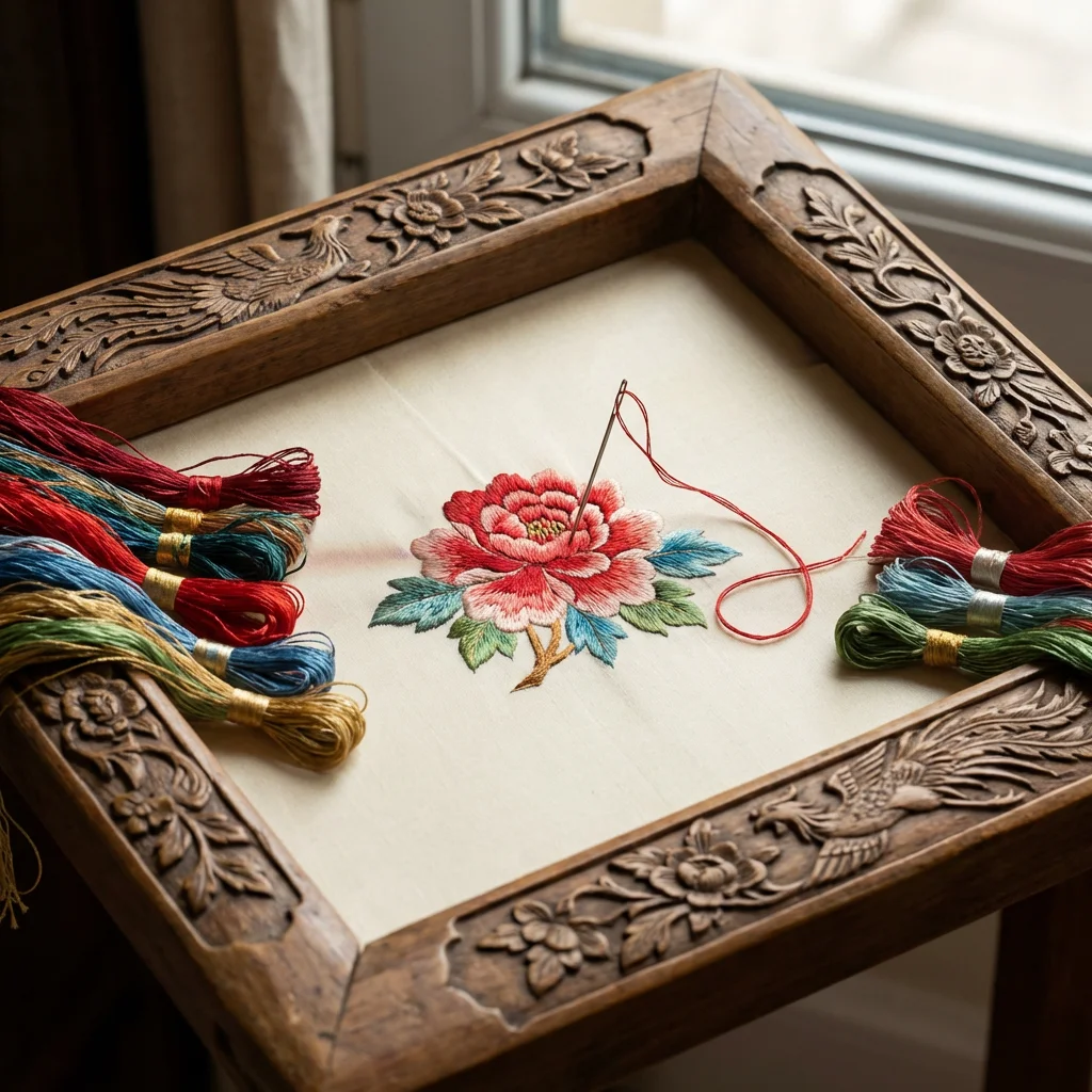Traditional Chinese Embroidered He-bao