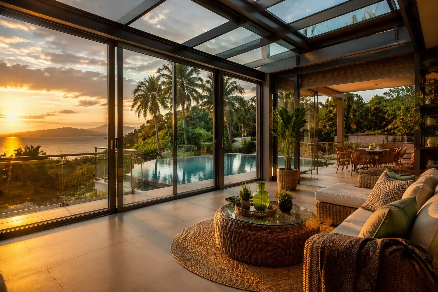 Aluminum Sunroom Manufacturer China Factory Price Glass Room Insulated