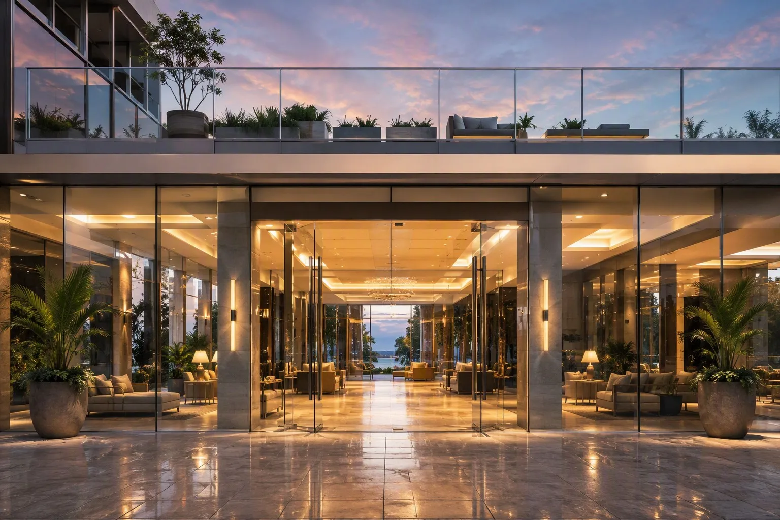 Aluminum Glass Doors Manufacturer China Factory Price Frameless Pivot Swing