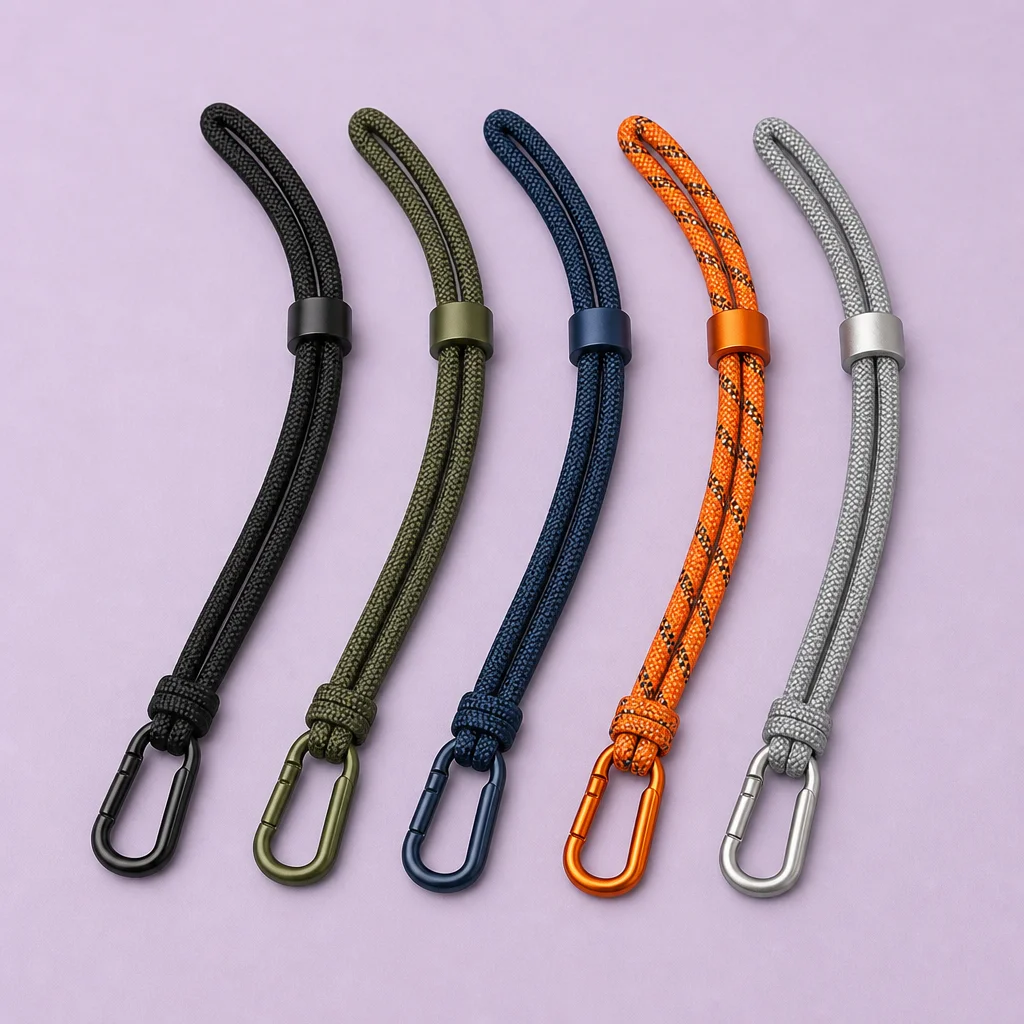 Tactical Round Cord Lanyard Outdoor Color Lineup & Flecked Weaves