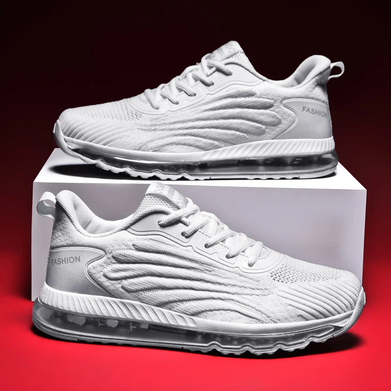 Comfortable Men Shoes Sneakers Male Mens Casual Tenis Black Comfortable Sports Shoes Big Size Air Cushion Walk Shoes