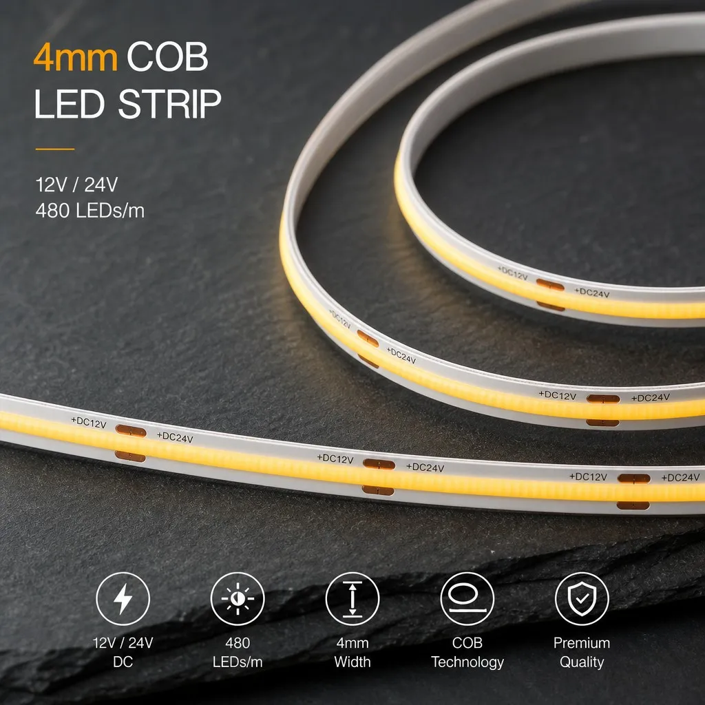 Professional 4mm strip gray macro technical view