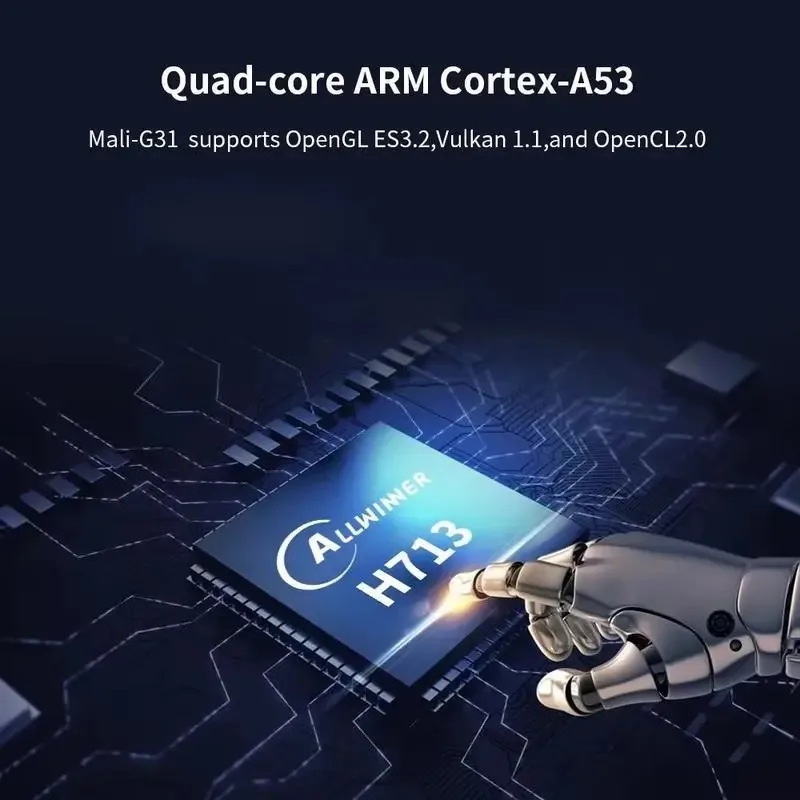 Quad-core ARM Cortex-A53 Allwinner H713
