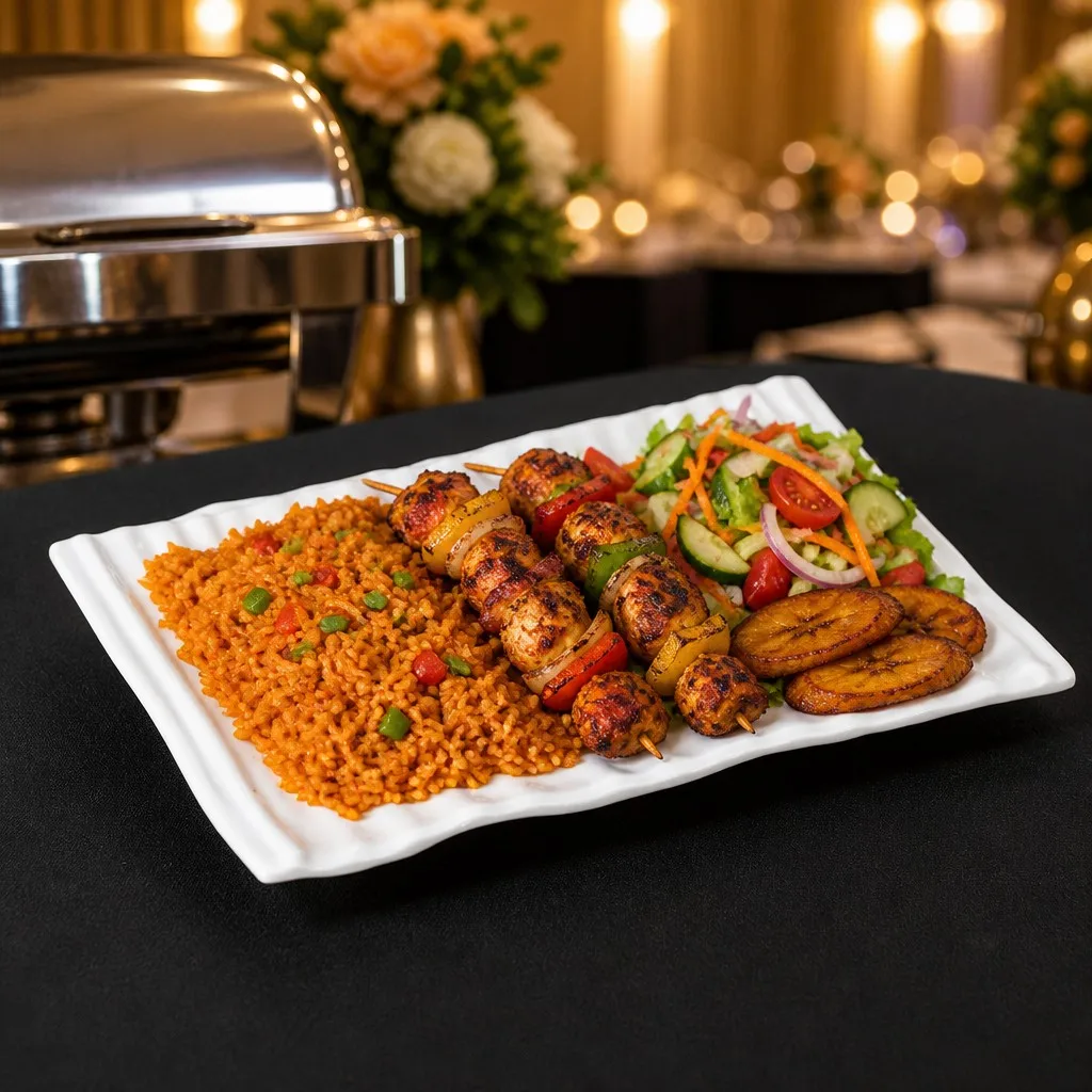 Banquet buffet scene