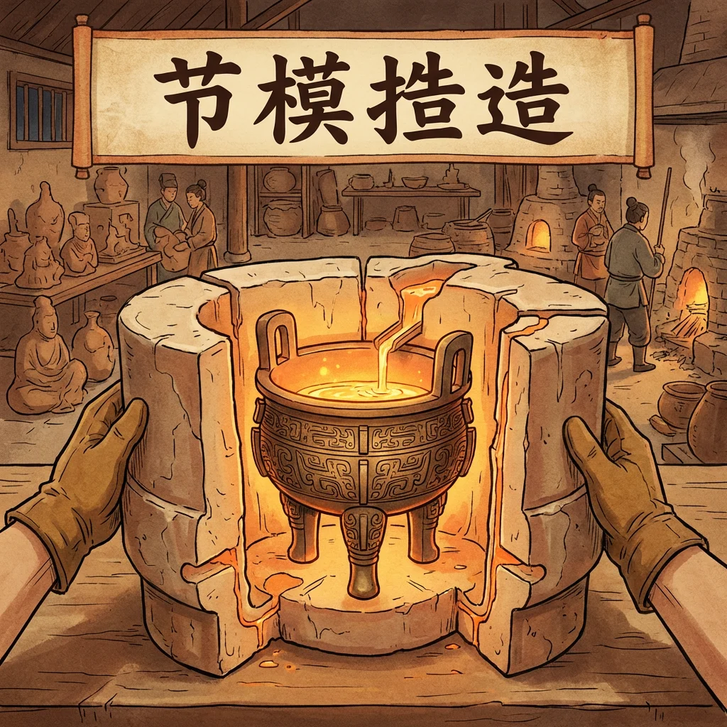 Ancient Section-Mold Casting Technique