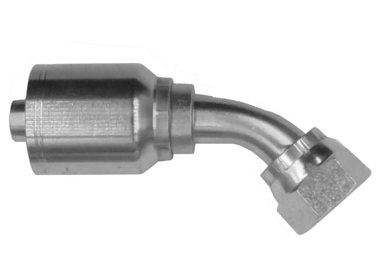 1/4 inch JIC 37 Flare Female Swivel 45 degree