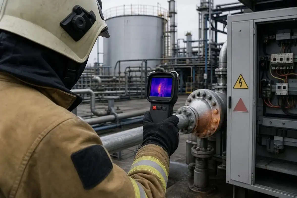 Industrial site inspection and emergency response